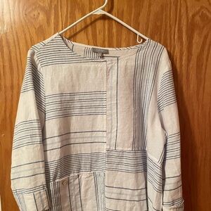 Habitat Blue and White Striped Blouse
